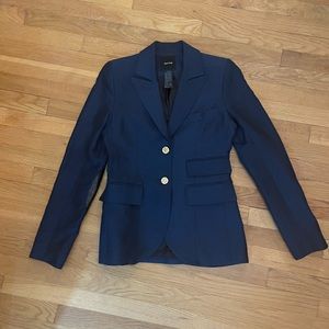 Smythe navy linen blazer size 4